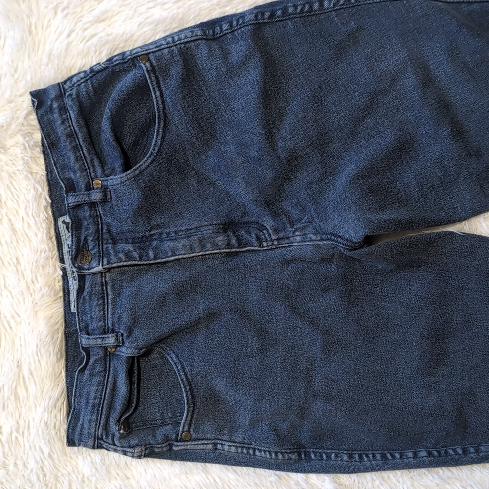 Y2K Vintage Steeds Riding Wear High Waist Stretch Denim Knee Patch Jeans - Picture 2 of 14
